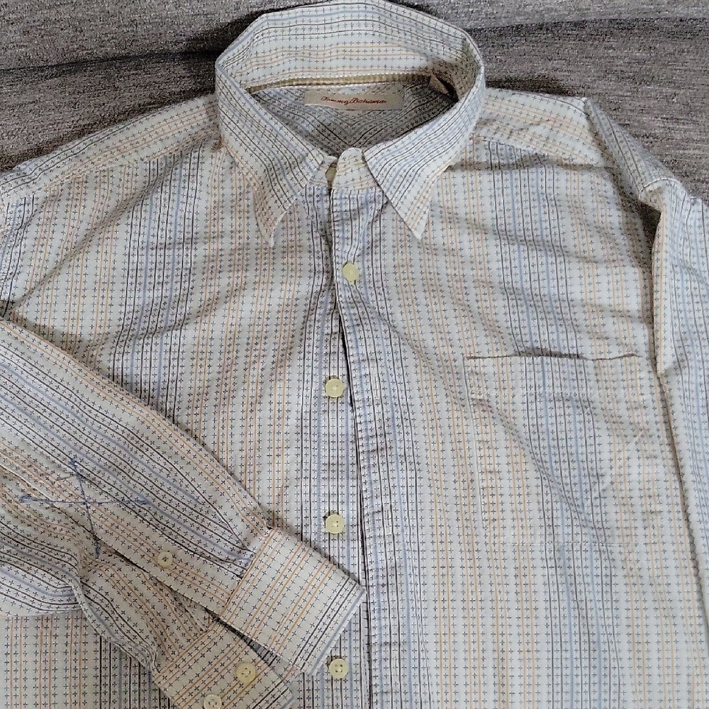 Men's Multi-Color Tommy Bahamma Striped Shirt